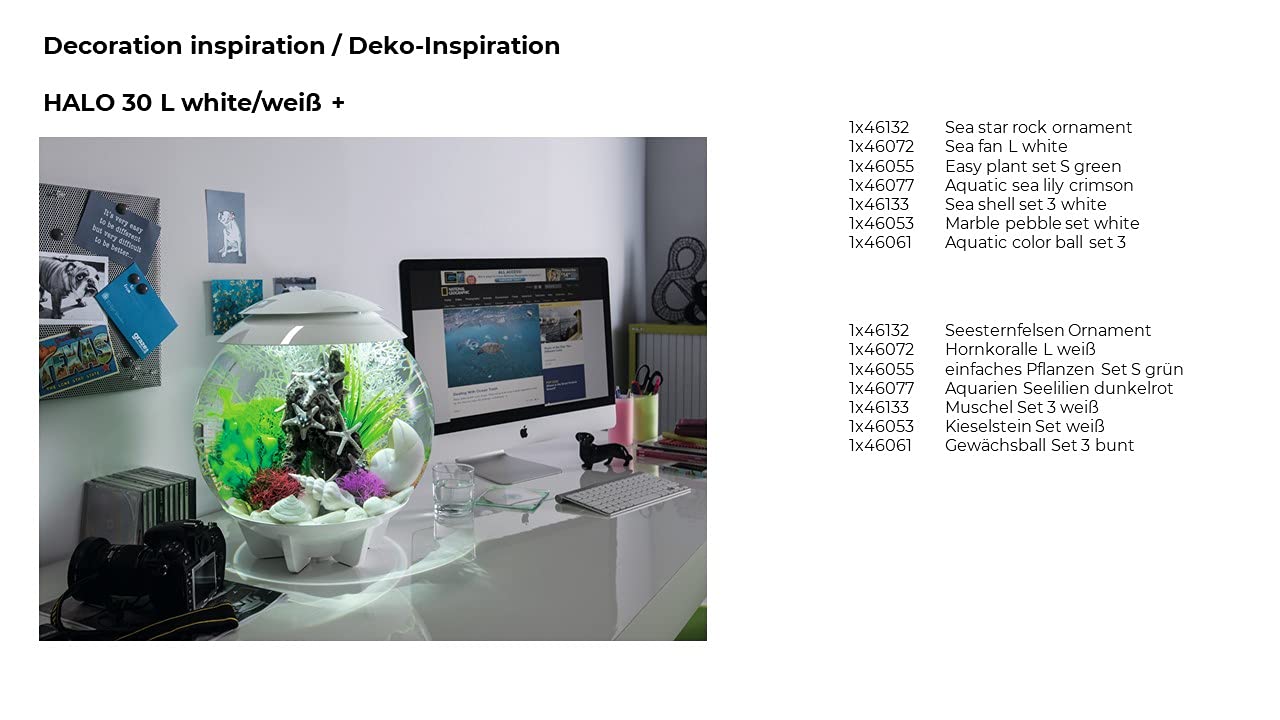 BiOrb 46133.0 Sea Shell Set 3 White Aquariums - Image 5