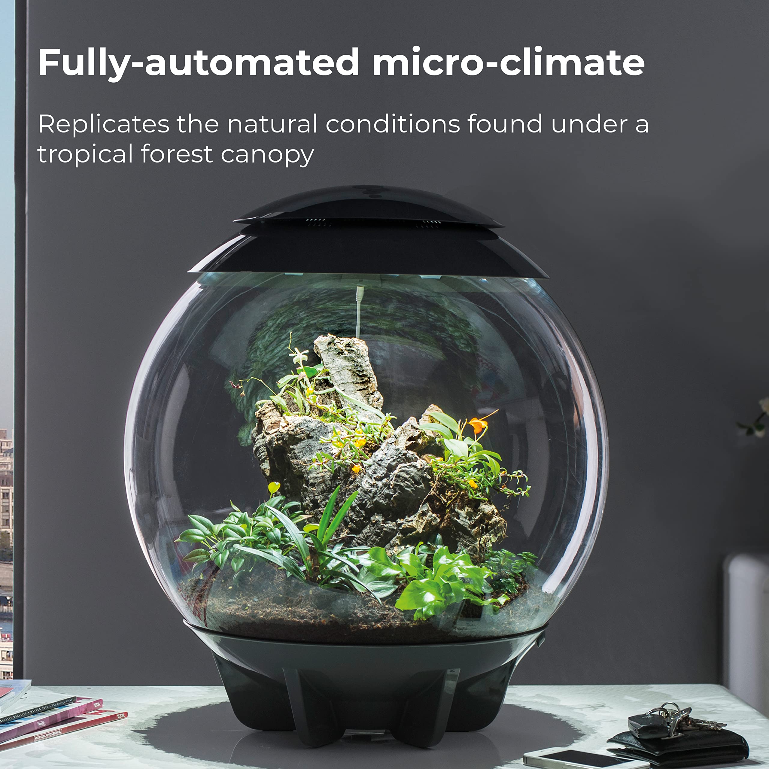 biOrb AIR 60 LED Terrarium - 16 gallon, white (46147) - Image 5
