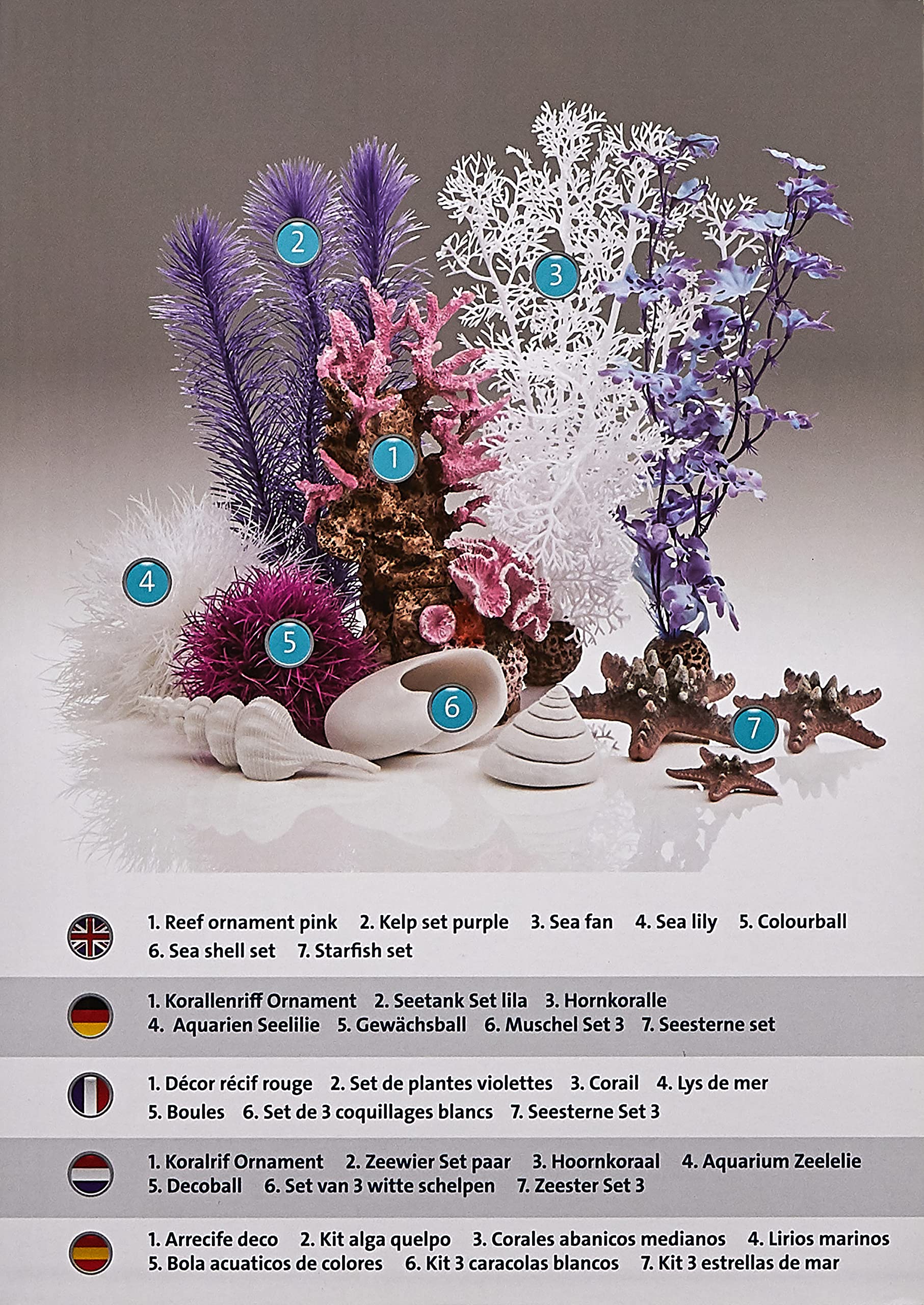 biOrb Décor Set - 30L Pink Ocean - Image 4