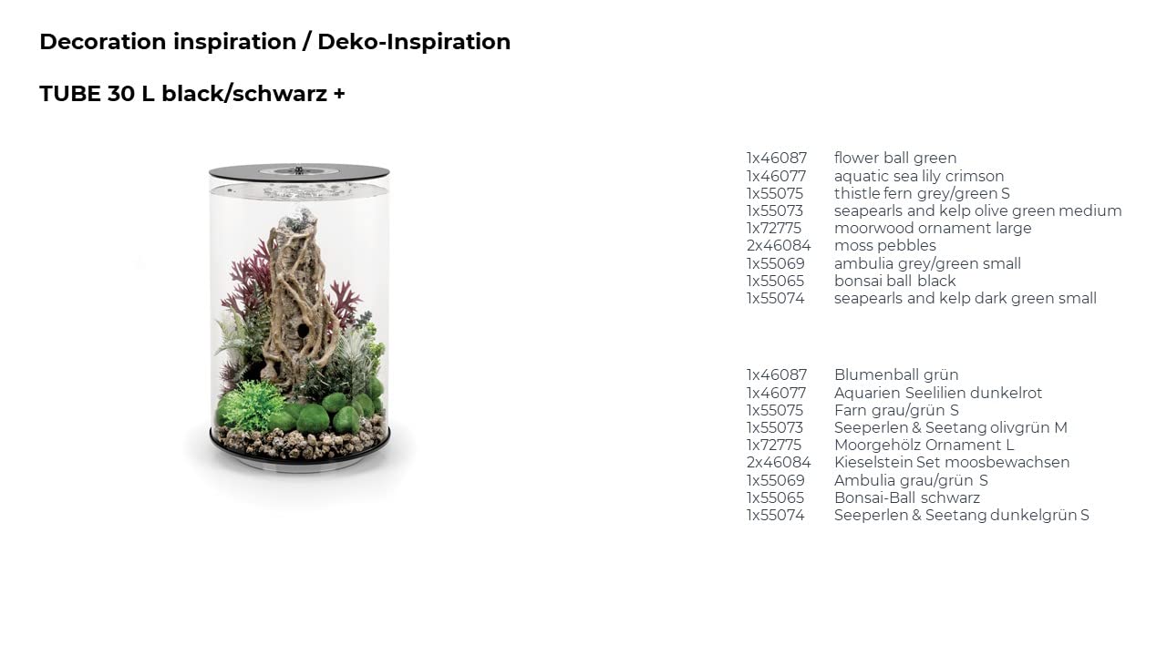 biOrb Small Sea Pearls & Kelp Plant Set, Colorful and Durable Aquarium Decorations, Dark Green and Crimson - Image 5